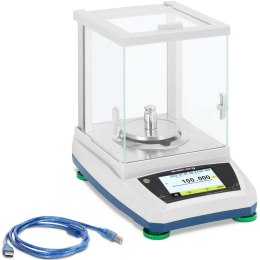 Waga laboratoryjna analityczna ze szklaną osłoną panelem dotykowym LCD 300 g / 0.001 g