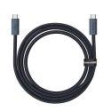 Kabel przewód USB-C - USB-C 240W PD 8K 60Hz 40Gb/s 1m czarny