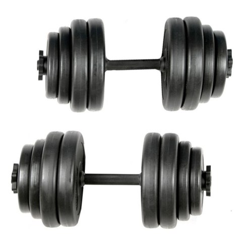 Wielofunkcyjna ławka treningowa + krótkie hantle, 30 kg Wielofunkcyjna ławka treningowa + krótkie hantle, 30 kg