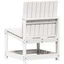 Krzesło ogrodowe, białe, 50,5x55x77 cm, lite drewno sosnowe