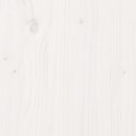 Stolik ogrodniczy z półką, biały, 108x35x75 cm, drewno sosnowe