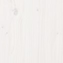 Stolik ogrodniczy z półką, biały, 108x50x75 cm, drewno sosnowe