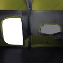 Namiot turystyczny, 9-os., zielony, zaciemniany, tkanina