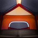 Namiot turystyczny, szaro-pomarańczowy, zaciemniany, z LED
