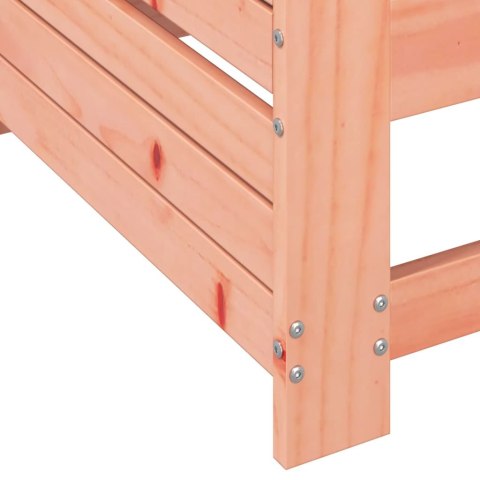 Siedzisko ogrodowe z podłokietnikiem i stolikiem, daglezja