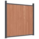 Panel ogrodzeniowy, brązowy, 1737x186 cm, WPC