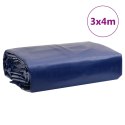 Plandeka, niebieska, 3x4 m, 650 g/m²