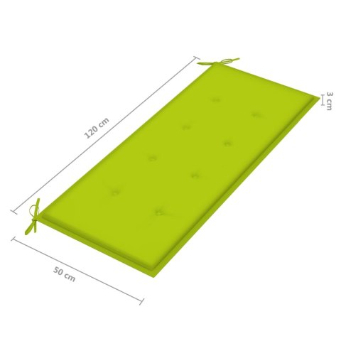 2-os. ławka ogrodowa z poduszką, 120 cm, lity eukaliptus 2-os. ławka ogrodowa z poduszką, 120 cm, lity eukaliptus