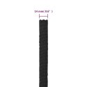 Linka żeglarska, czarna jednolita, 14 mm, 50 m, polipropylen
