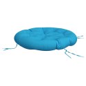 Okrągła poduszka, jasnoniebieska, Ø 100 x 11 cm, tkanina Oxford