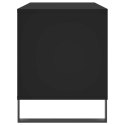 Szafka na płyty, czarna, 100x38x48 cm, materiał drewnopochodny