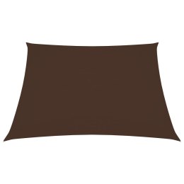 Kwadratowy żagiel ogrodowy, tkanina Oxford, 4x4 m, brązowy