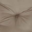 Okrągła poduszka, taupe, Ø 100x11 cm, tkanina Oxford