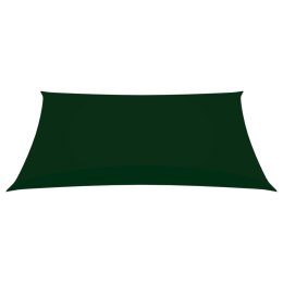 Prostokątny żagiel ogrodowy, tkanina Oxford, 2,5x4 m, zielony