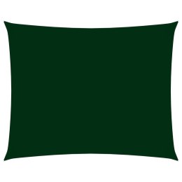 Prostokątny żagiel ogrodowy, tkanina Oxford, 3,5x4,5 m, zielony