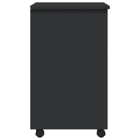 Szafka na kółkach MOSS, z szufladami, szara, sosna