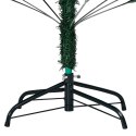 Sztuczna choinka z lampkami i bombkami, zielona, 120 cm, PVC
