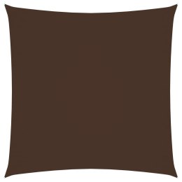 Żagiel ogrodowy, tkanina Oxford, kwadratowy, 6x6 m, brązowy