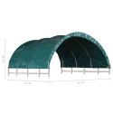 Namiot dla bydła, PVC, 3,7 x 3,7 m, zielony