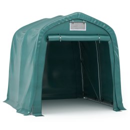 Namiot garażowy z PVC, 2,4 x 2,4 m, zielony