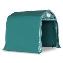 Namiot garażowy z PVC, 2,4 x 2,4 m, zielony