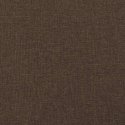 Materac kieszeniowy, ciemnobrązowy, 120x190x20 cm, tkanina