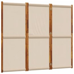 Parawan 3-panelowy, taupe, 210x180 cm