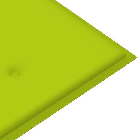 Poduszka na ławkę ogrodową, jasnozielona, 120x50x3 cm, tkanina Poduszka na ławkę ogrodową, jasnozielona, 120x50x3 cm, tkanina