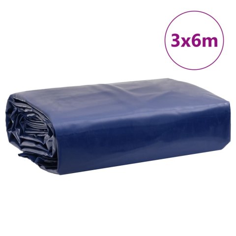 Plandeka, niebieska, 3x6 m, 650 g/m²