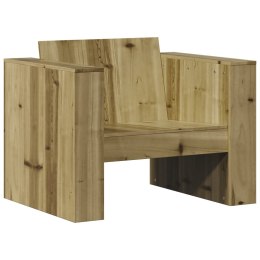Fotel ogrodowy, 79x60x62 cm, impregnowane drewno sosnowe