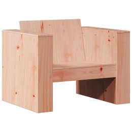 Fotel ogrodowy, 79x60x62 cm, lite drewno daglezjowe