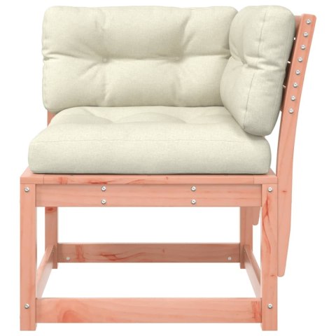 Ogrodowe siedzisko narożne z poduszkami, 73x73x78 cm, daglezja