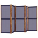 Parawan 5-panelowy, ciemnoniebieski, 350x180 cm