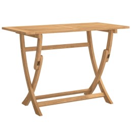 Składany stół ogrodowy, 110x55x75 cm, lite drewno akacjowe