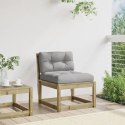 Sofa ogrodowa z poduszkami, impregnowane drewno sosnowe