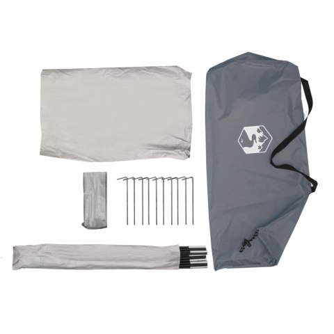 Namiot plażowy, szary, 268x223x125 cm, tafta 185T