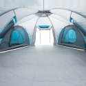 Namiot turystyczny, 12-os, niebieski, zaciemniany, wodoszczelny