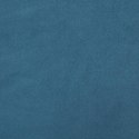 Podnóżek, niebieski, 77x55x31 cm, aksamit