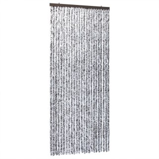 Zasłona przeciwko owadom, brązowo-beżowa, 100x200 cm, szenil