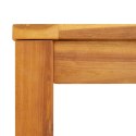 Ogrodowy stół jadalniany, 110x55x75 cm, lite drewno akacjowe