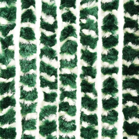 Zasłona przeciwko owadom, zielono-biała, 100x230 cm, szenil Zasłona przeciwko owadom, zielono-biała, 100x230 cm, szenil