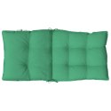 Poduszki na krzesła z niskim oparciem, 6 szt., zielone