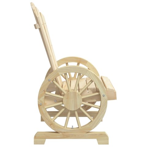 Krzesła ogrodowe Adirondack, 2 szt., lite drewno jodłowe