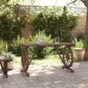 Stół ogrodowy, 115x55x65 cm, lite drewno jodłowe