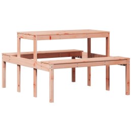 Stół piknikowy, 110x134x75 cm, lite drewno daglezjowe