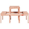 Stół piknikowy, 110x134x75 cm, lite drewno daglezjowe