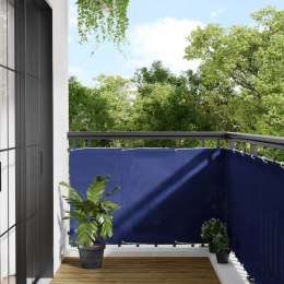 Parawan balkonowy, niebieski, 90x1000 cm, 100% poliester Oxford