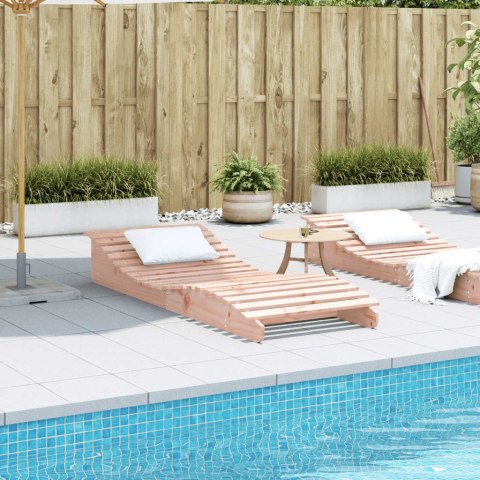 Leżak, 205x80x31,5 cm, lite drewno daglezjowe