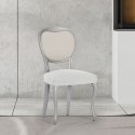 Nakrycie na krzesło Eysa BRONX Biały 50 x 5 x 50 cm 2 Sztuk