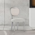 Nakrycie na krzesło Eysa BRONX Ciepła Biel 50 x 5 x 50 cm 2 Sztuk